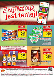 Delikatesy Piotruś Pan gazetka tydzień 44 Strona 20: Serek wiejski naturalny PIĄTNICA €2,99, Kawa Fort STRAUSS €19,99