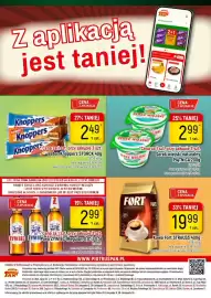 Delikatesy Piotruś Pan gazetka tydzień 44 Strona 20: Serek wiejski naturalny PIĄTNICA €2,99, Kawa Fort STRAUSS €19,99