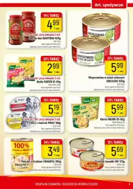Delikatesy Piotruś Pan gazetka tydzień 44 Strona 9: Wieprzowina w sosie własnym SOKOŁÓW €5,99, Danie KNORR €5,99