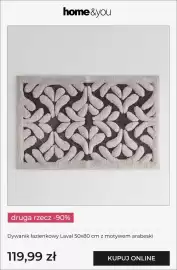Home&You gazetka Strona 4: Dywanik łazienkowy Laval 50x80 cm z motywem arabeski Home & you €119,99