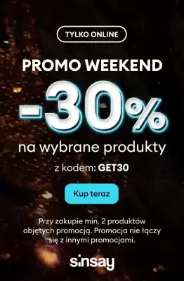 Sinsay (ważność do 2-11)