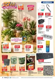 E.Leclerc gazetka Strona 12: Osłonka kamionka Kaeming €16,99, Donica z podstawką liście Polnix €17,99