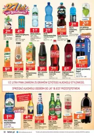 E.Leclerc gazetka Strona 22: Sok tłoczony jabłkowy Bracia Sadownicy €5,49, Piwo Perła Chmielowa/Export €2,89