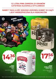 Duży Ben gazetka Strona 10: 1/2 LITRA PIWA ZAWIERA 25 GRAMÓW CZYSTEGO ALKOHOLU ETYLOWEGO NAWET TAKA ILOŚĆ SZKODZI ZDROWIU