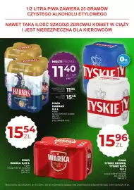 Duży Ben gazetka Strona 9: Piwo Harnas €11,40, Piwo Warka Classic 1478 €15,54