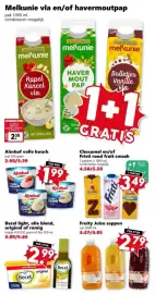 Coop folder week 45 Pagina 12: Chocomel en/of Fristi rood fruit smaak €3,49, Almhof volle kwark €1,99