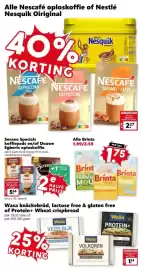 Coop folder week 45 Pagina 16: Alle Nescafé oploskoffie of Nestlé Nesquik Oiriginal €2,27
