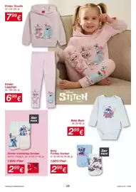 KiK Prospekt Seite 5: Kinder Hoodie Gr. 104-128, je 799€ Kinder Leggings Gr. 104-122, je 699 € Many Dil dance merry and