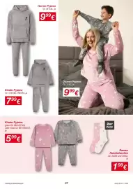 KiK Prospekt Seite 7: RASTVOLL Herren Pyjama Gr. M-XXL, je 9.99€ Kinder Pyjama Gr. 134/140-158/164, je 7.99€ Kinder Pyjama