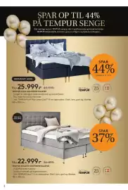 SENG tilbudsavis Side 2: TEMPUR RELIEVE KONTINENTALSENG €22.999,00, TEMPUR DUAL KONTINENTALSENG €25.999,00