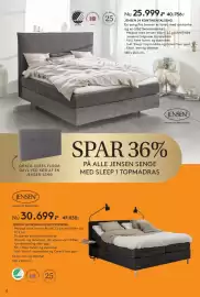 SENG tilbudsavis Side 6: Jensen J4 Kontinentalseng €25.999,00, Jensen J4 Dream Elevationsseng €30.699,00