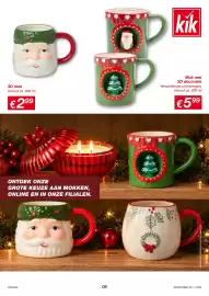 Kik folder Pagina 9: Mok met 3D decoratie €5,99, 3D mok €2,99