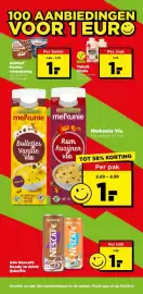 PLUS folder week 45 Pagina 7: Almhof Portie verpakking €1,00, Melkunie Vla €1,00