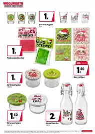 Woolworth Prospekt Seite 14: Weihnachts Keksausstecher €1,00, Einmachglas Weihnachten €1,00