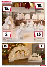Woolworth Prospekt Seite 22: LED-Beleuchtung Zug €10,00, LED-Lichterbogen €10,00