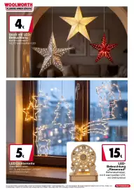 Woolworth Prospekt Seite 23: Stern €4,00, LED-Lichterkette €5,00
