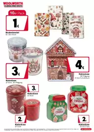 Woolworth Prospekt Seite 26: Bodenbeutel €1,00, Keksdosen €3,00