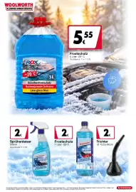 Woolworth Prospekt Seite 29: Rox Frostschutz €5,55, Trichter Auto €2,00