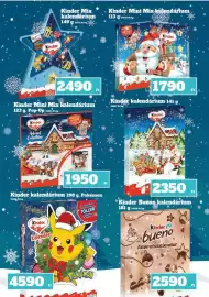 Vil-For akciós újság hét 44 Oldal 14: Kinder Mini Mix kalendárium €1.790,00, Kinder bueno adventskalender €2.590,00