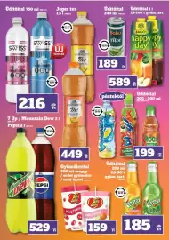 Vil-For akciós újság hét 44 Oldal 21: 7up mountain dew pepsi €529,00, Kubu üdítőital €199,00