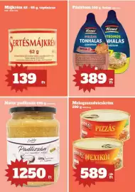Vil-For akciós újság hét 44 Oldal 23: Sertésmájkrém €139,00, Erdélyi padlizsán €1.250,00
