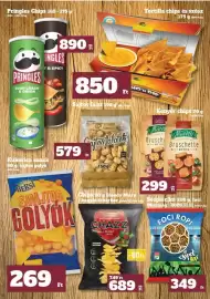 Vil-For akciós újság hét 44 Oldal 7: Pringles Chips 165-175 5086-5394 Ft/kg Tortilla chips és szósz 175 g 457 LSABOR
