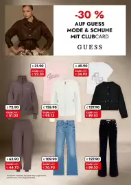 Travel FREE Prospekt Seite 9: 0 GUESS -30% AUF GUESS MODE & SCHUHE MIT CLUBCARD GUESS € 31.90 CLUBCARD € 22.33 GOESSIC Guess