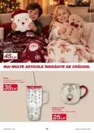 Catalog Kik Pagină 8: Set cadou diverse modele, conține pătură: aprox. 130 x 170 cm și pernǎ: aprox. 40 x 42 cm, fiecare 45