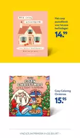 Primera folder Pagina 4: Het cosy puzzelboek €14,99, CocoWyo Cozy Christmas €15,95