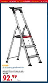 Kluswijs folder Pagina 16: Altrex double decker huishoudtrap €92,99