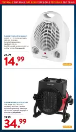 Kluswijs folder Pagina 18: Eurom werkplaatskachel €34,99, Eurom ventilator kachel €14,99