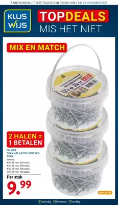 Kluswijs (geldig t/m 22-11)