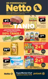 Netto gazetka tydzień 45 Strona 1: Papier toaletowy 2-warstwowy Samelle €3,99, Ciastka Ola €7,49