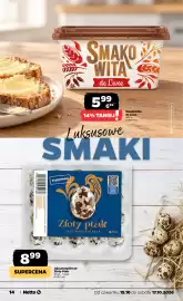 Netto gazetka tydzień 45 Strona 14: Smakowita de Luxe €5,99, Jaja przepiórcze Złoty Ptak €8,99