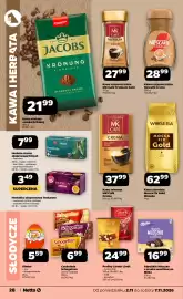 Netto gazetka tydzień 45 Strona 28: Praliny Lindor Lindt €24,99, Czekolada Schogetten €6,99