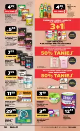 Netto gazetka tydzień 45 Strona 30: Przysmak dla kotów Dreamies €4,99, Karma mokra dla psów Dolina Noteci €7,99