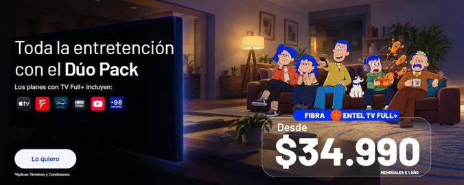 Catálogo Entel Página 2: Toda la entretencion con el dúo pack €34.990,00