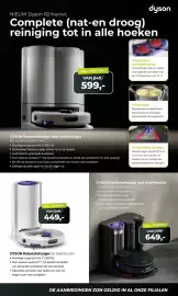 EP Beerepoot folder Pagina 11: Dyson Robotstofzuiger (R1 Nurovi Dry) €449,00, Dyson Robotstofzuiger met dweilfunctie €649,00