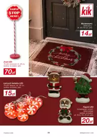 KiK gazetka Strona 15: Znak LED €70,00, Łańcuch świetlny LED €15,00