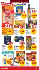 PENNY akciós újság hét 45 Oldal 18: Penny chicken bouillon €259,00, Nudo instant tészta €149,00
