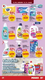PENNY akciós újság hét 45 Oldal 23: Cillit bang tisztítószer, penészeltávolító €1.099,00
