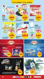 PENNY akciós újság hét 45 Oldal 5: Stay strong pro pudding, réteges joghurt €399,00, Parmalat smoothie €499,00