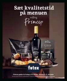 Føtex tilbudsavis Side 1: Sæt kvalitetstid på menuen salling Princip salling Princip ØKOLOGISKE EBLESKIVER MED KARNE PANI