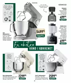 Imerco tilbudsavis Side 80: Kewwood retro køkkenmaskine €2.299,95, Kenwood Foodprocessor FDP31.17 €699,95