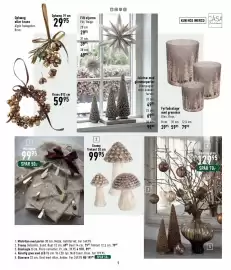 Imerco tilbudsavis Side 9: Fyrfadsstage med granskov €39,95, Mistelten €99,95