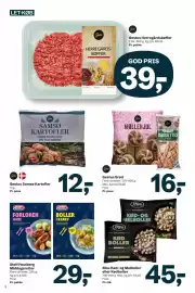 Let-Køb tilbudsavis Side 2: Mou Kød- og Melboller eller Kødboller €45,00, Gestus Samsø Kartofler €12,00