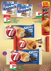 Dino gazetka Strona 3: Rogal 7days Super Max z nadzieniem kakaowym €2,65, Wafel Knoppers orzechowy 3-pak €2,95