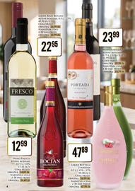 Dino gazetka | Alkohole Strona 4: Wino Fresco €12,99, Likier Biały Bocian €22,95