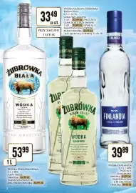 Dino gazetka | Alkohole Strona 2: Wódka Finlandia €39,89, Wódka Żubrówka Biała €53,99