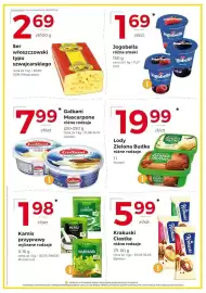 Frac gazetka tydzień 44 Strona 3: Ser włoszczowski typu szwajcarskiego OSM Włoszczowa €2,69, Galbani Mascarpone €7,99